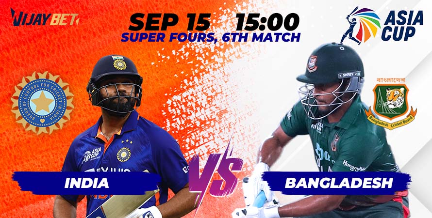 Today Match Prediction India vs Bangladesh - Who Will Win Asia Cup 2023 Super Fours 6th Match