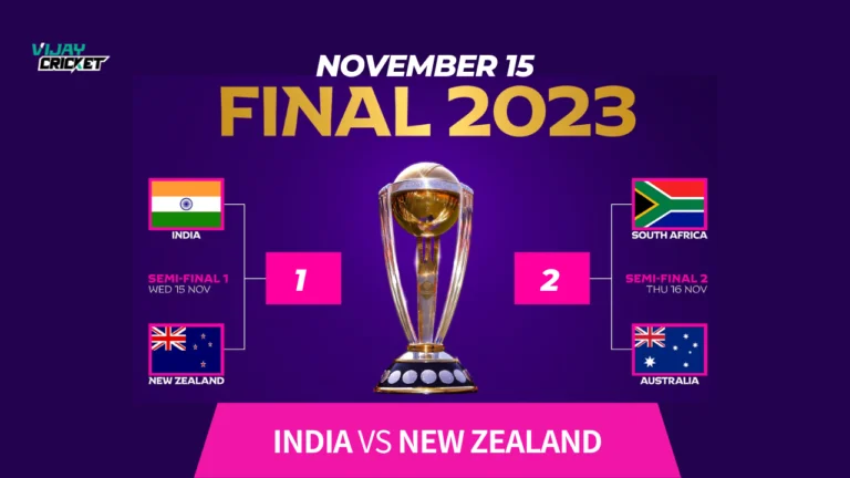 First Semi-Finals of Cricket World Cup 2023